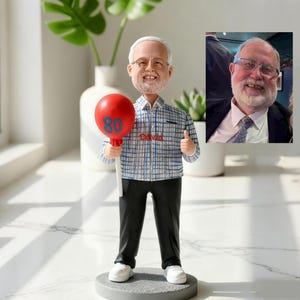 Benutzerdefinierte Bobblehead, handgemachte 3D-Bobble-Kopf-Puppe, personalisierte Geschenke für Vater, Chef, XRQ-11