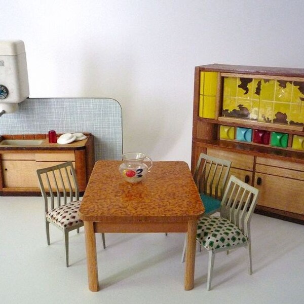 Vintage Miniature Kitchen for a Doll House