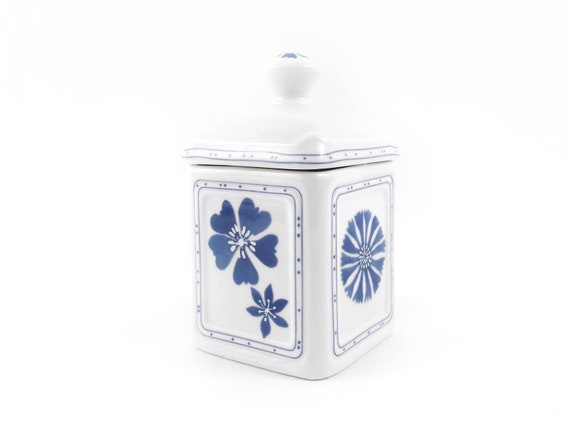 Vintage Canister Spice Jar With Lid By Villeroy Boch Made Of Etsy