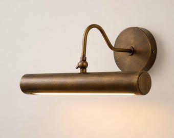 Solid Brass Picture Light - Vintage Style - 15 inch