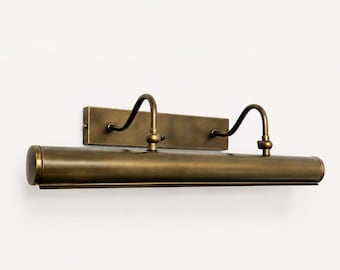 Solid Brass Picture Light - Vintage Style - 24 inch