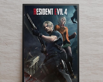 バイオハザード4 リメイク、ポスタープリント - Etsy 日本