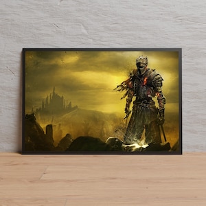 Dark Souls Poster, Wandkunst, Geschenk Poster, Wanddekoration, Wohnkultur, ungerahmt Leinwanddruck, Geschenk Spiel Poster