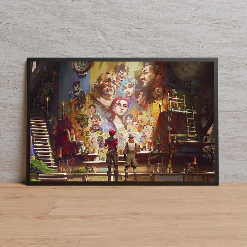 Arcane Poster, Jinx Wall Art, Gift Poster, Wall Decor, Home Decor ...