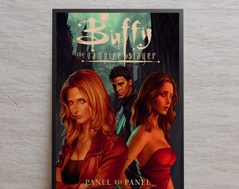 Buffy the Vampire Slayer Poster, Buffy Summers Wall Art, Gift Idea, Unframed Canvas Print, Gift TV Show Poster