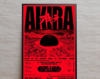 アニメ映画『AKIRA』リマスター版ポスター - IMAX公式アート - 高品質