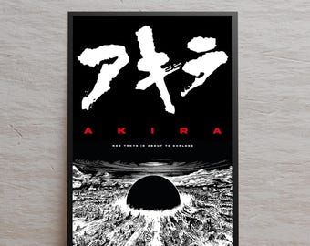 アキラ 1988 大友克洋 日本ちらし映画ポスター フライヤー B5 - Etsy 日本