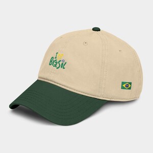 World Cup 2026 Brazil Hat, FIFA Soccer Fan Gift, Embroidered Football Cap Bild 2