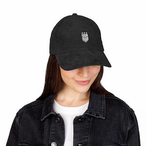 USA Soccer Corduroy Dad Hat | USWNT World Cup 2026 Cap | 4 Stars Embroidered Shield | USA World Cup Hat | Women's National Team Gift image 7