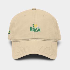 World Cup 2026 Brazil Hat, FIFA Soccer Fan Gift, Embroidered Football Cap Bild 12