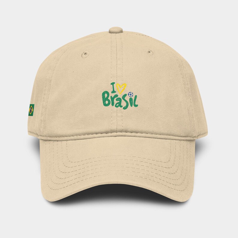 World Cup 2026 Brazil Hat, FIFA Soccer Fan Gift, Embroidered Football Cap Bild 12