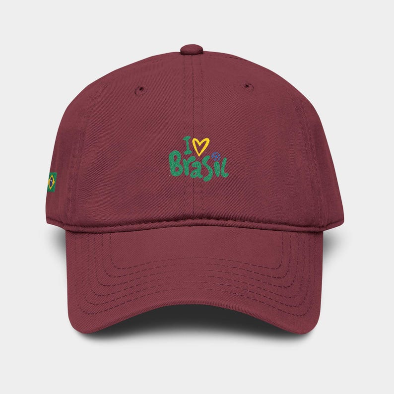 World Cup 2026 Brazil Hat, FIFA Soccer Fan Gift, Embroidered Football Cap Bild 9