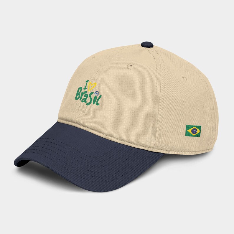 World Cup 2026 Brazil Hat, FIFA Soccer Fan Gift, Embroidered Football Cap Bild 18
