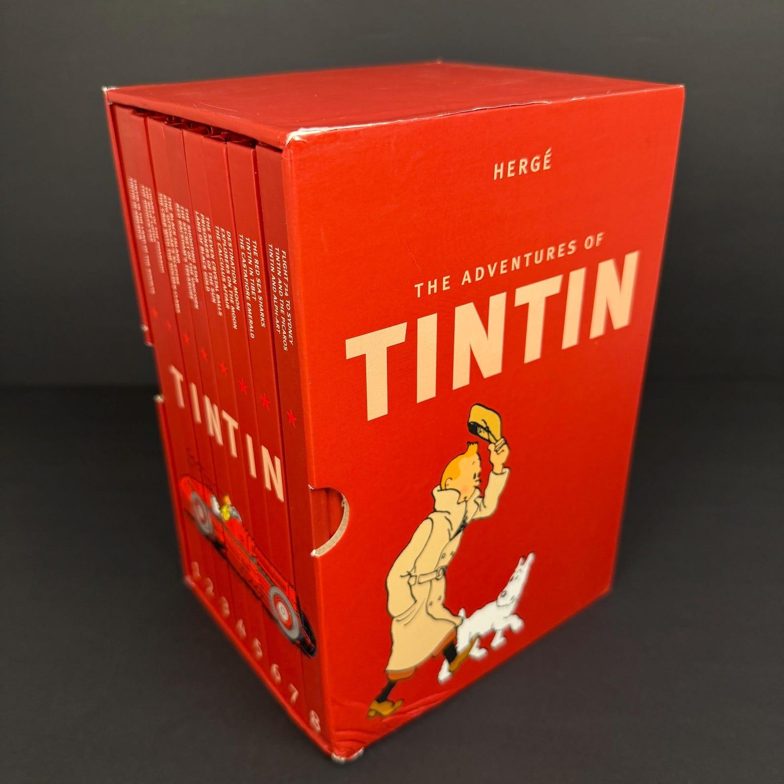 Tintin Books Complete Set - Etsy