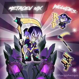 Brawlhalla: Metadev Nix Skin DLC Code + Nix Legend