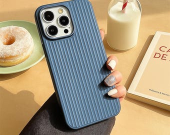 Corrugated Wave iPhone Case – Matte Slim Shockproof Cover