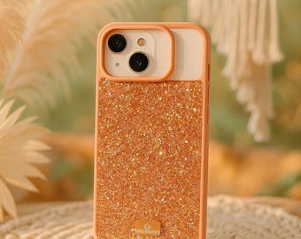 Luxury Bling Rhinestone Phone Case for iPhone 17: Glitter Diamond, Shockproof TPU+PC