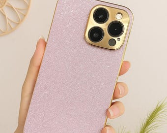 Luxury Rhinestone Glitter Phone Case for iPhone: Bling Gem Diamond Cover