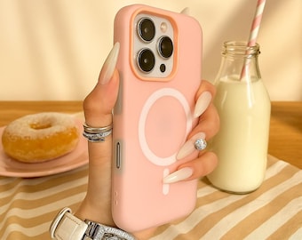 Luxury Candy-Matte MagSafe iPhone Case, Slim Bumper