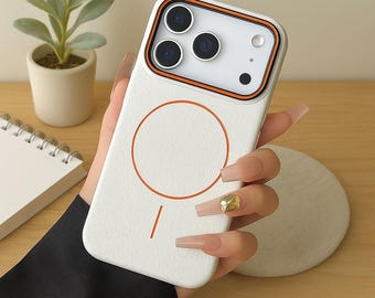 Frosted Lichee Pattern iPhone 17 Air Pro Max Plus TPU Case, Magsafe Compatible