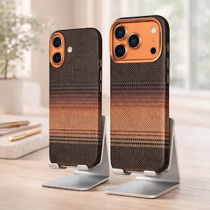 MagSafe Phone Case for iPhone 16/17 Pro Max Leather: Kevlar Weaving, Matte Bumper