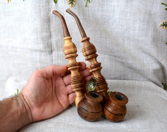 Wooden smoking pipes | Etsy