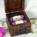 Wedding ring box Wedding ring holder Wedding jewelry box Wedding ring bearer box Ring box Wooden box Wedding wooden box Engagement box B42
