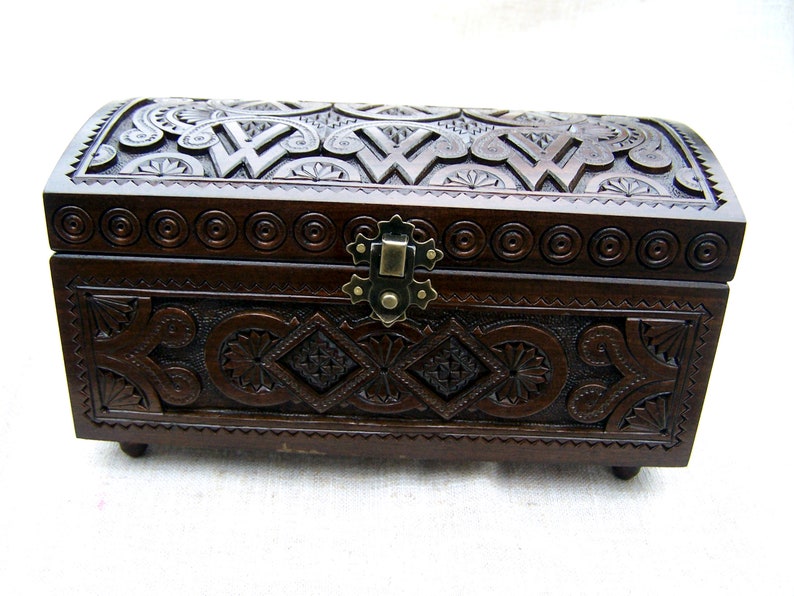 Lock Box Jewelry Box Wooden Box Lock Ring Box Wooden Jewelry Etsy