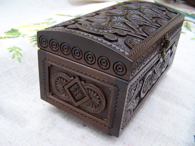Lock Box Jewelry Box Wooden Box Lock Ring Box Wooden Jewelry Etsy