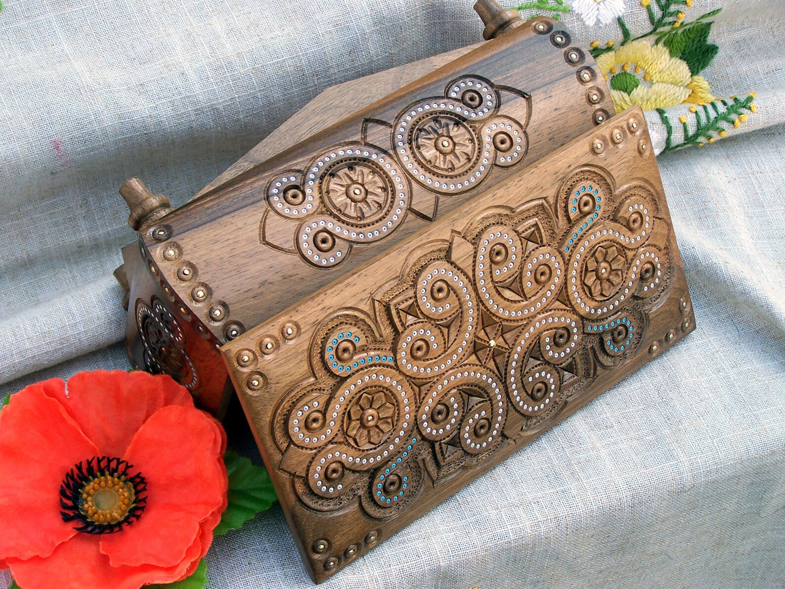 Personalized jewelry box Engraved wooden box Personalized ring Etsy