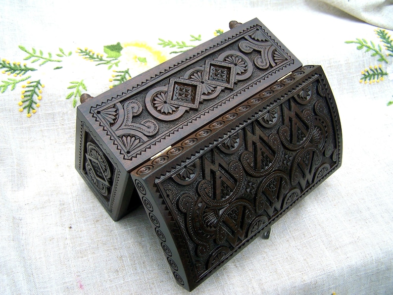Lock Box Jewelry Box Wooden Box Lock Ring Box Wooden Jewelry Etsy