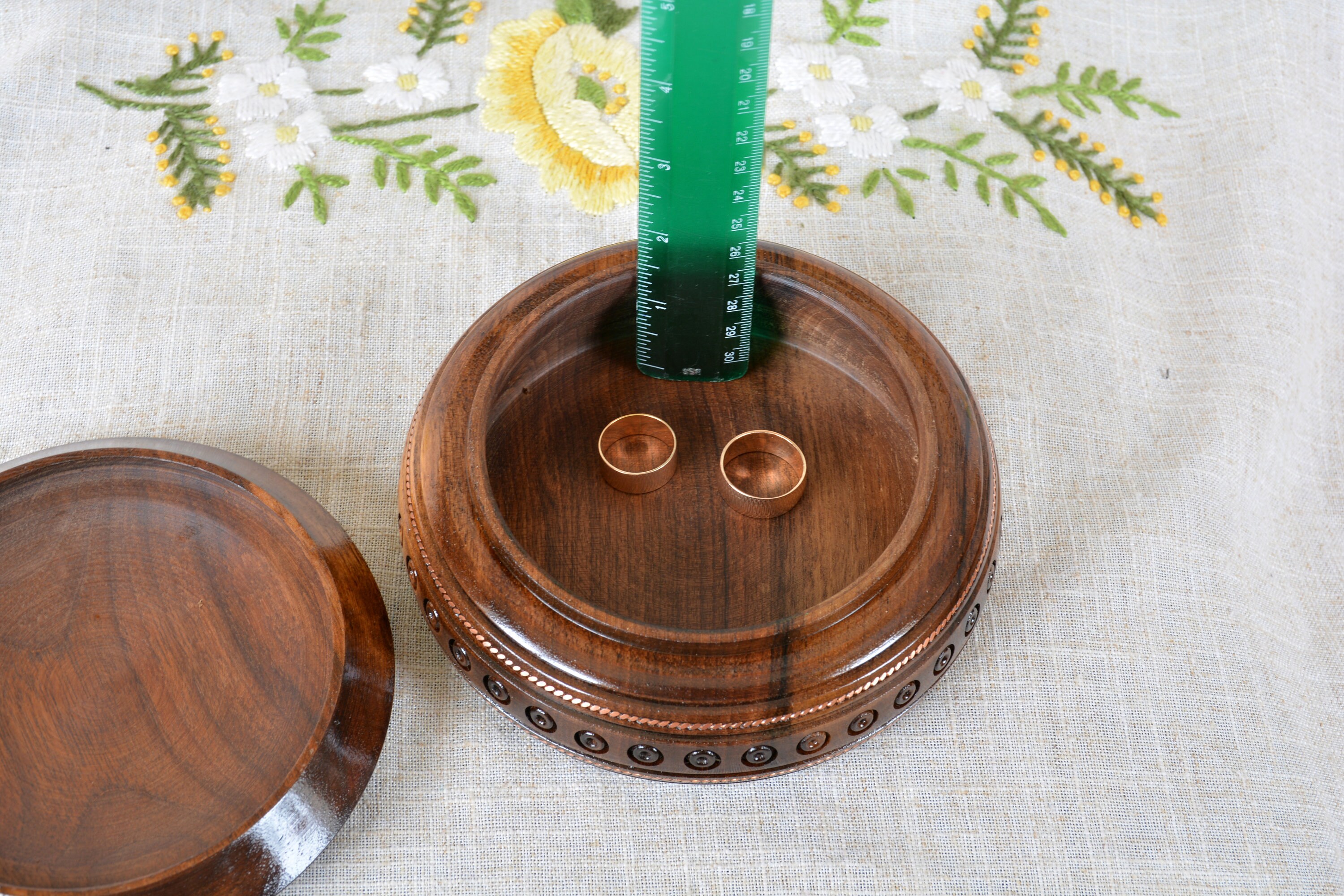 Jewelry box Wooden box Ring box Carved wood box Wedding Etsy