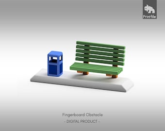 Fingerboard Parkbench Set 3D-Printfiles