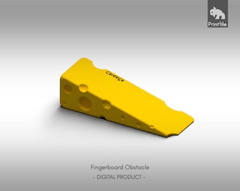 Fingerboard Cheese Ramp STL & STP 3D-Druckdatei