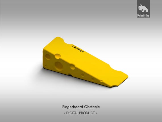 Fingerboard Käse Rampe STL & STP 3D-Druckdatei