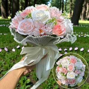 Pearl Flower Bouquet - Etsy