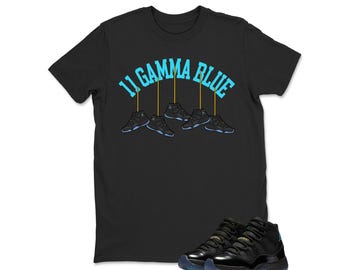 Jordan 11 Gamma Matching Sneaker Tee Shirt, Custom Sneaker Jordan 11 Gamma Matching Sneaker Tee Shirt