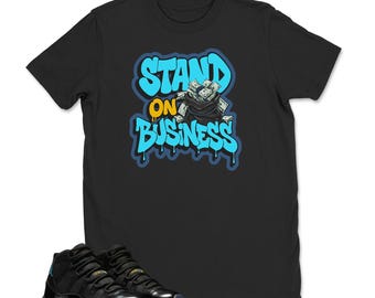 Custom Sneaker Jordan 11 Gamma Matching Sneaker Tee Shirt