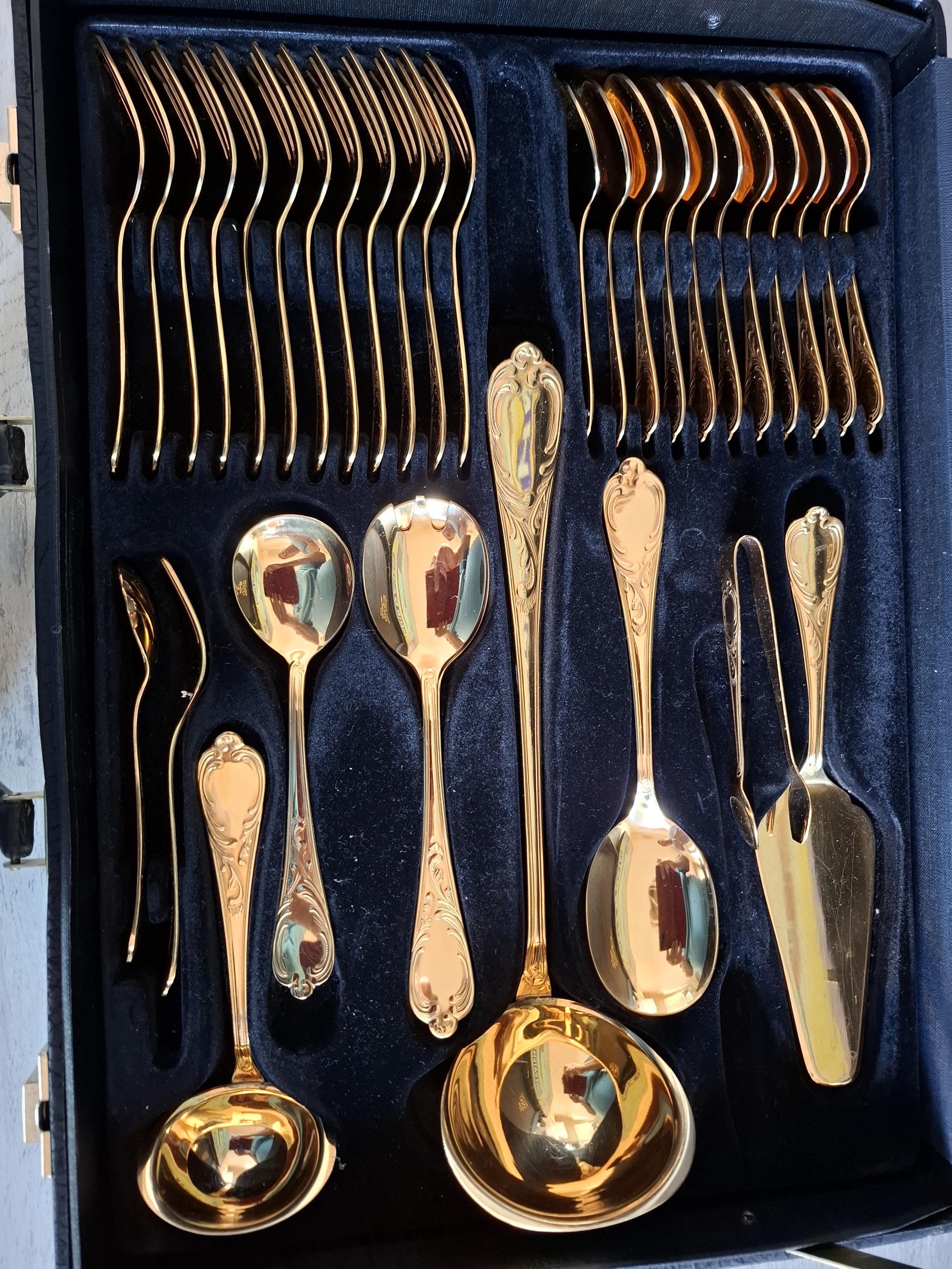 SBS カトラリー ウィーン 70本 23/24金 数回使用 長期保管品 ドイツ