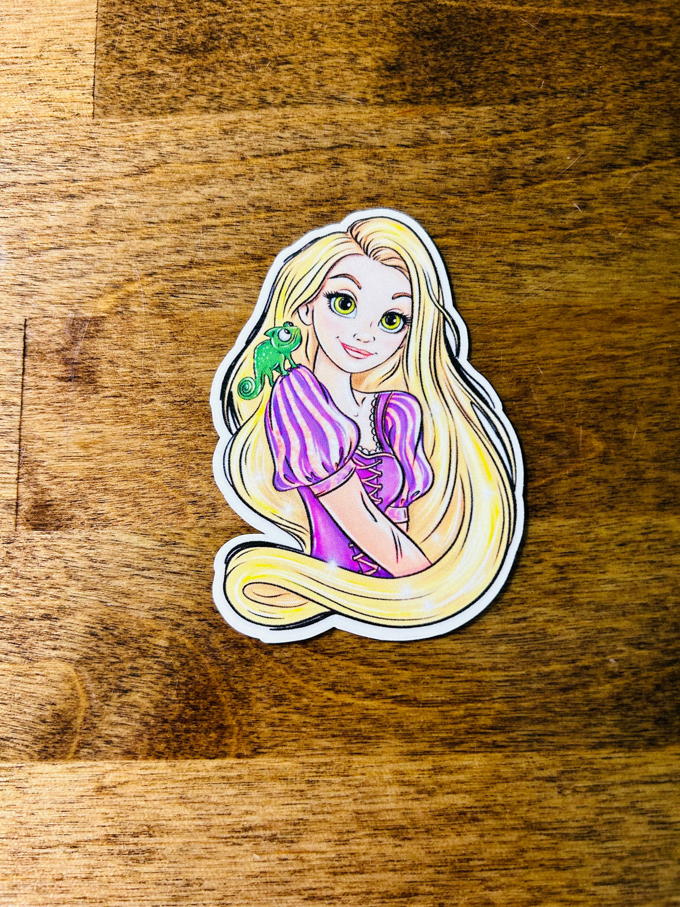 Rapunzel Inspired Princess Personalized Water Bottle. Great 