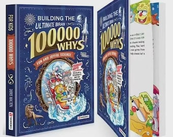 100000 Whys Kids Science Book – Fun STEM Learning, Curiosity Building (Paperback)