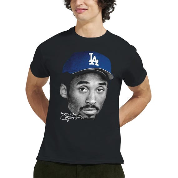 Kobe Bryant T-Shirt "Big Face Dodgers" Graphic Tee