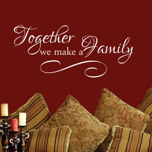Family Wall Decal Etsy