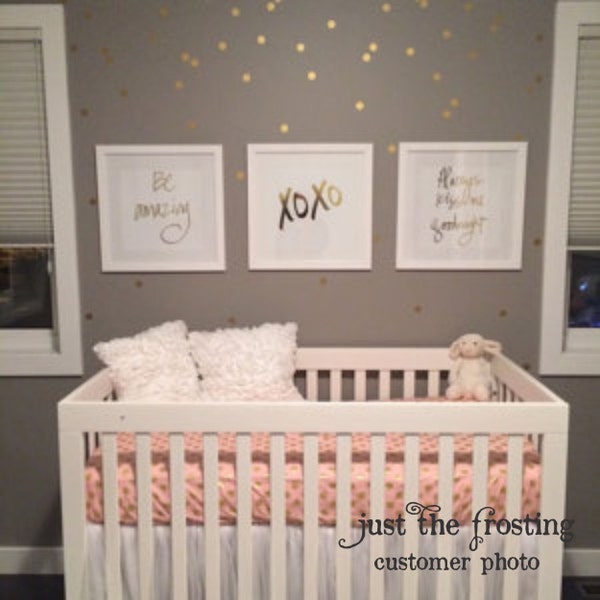 Gold Wall Decals Etsy