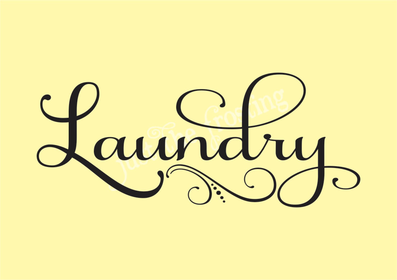 Laundry Wall Decal Laundry Room Home Decor Vinyl Wall Art Etsy