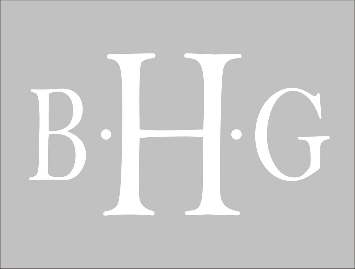 Nursery Wall Decals Childrens Decal Monogram Vinyl Wall Art Etsy