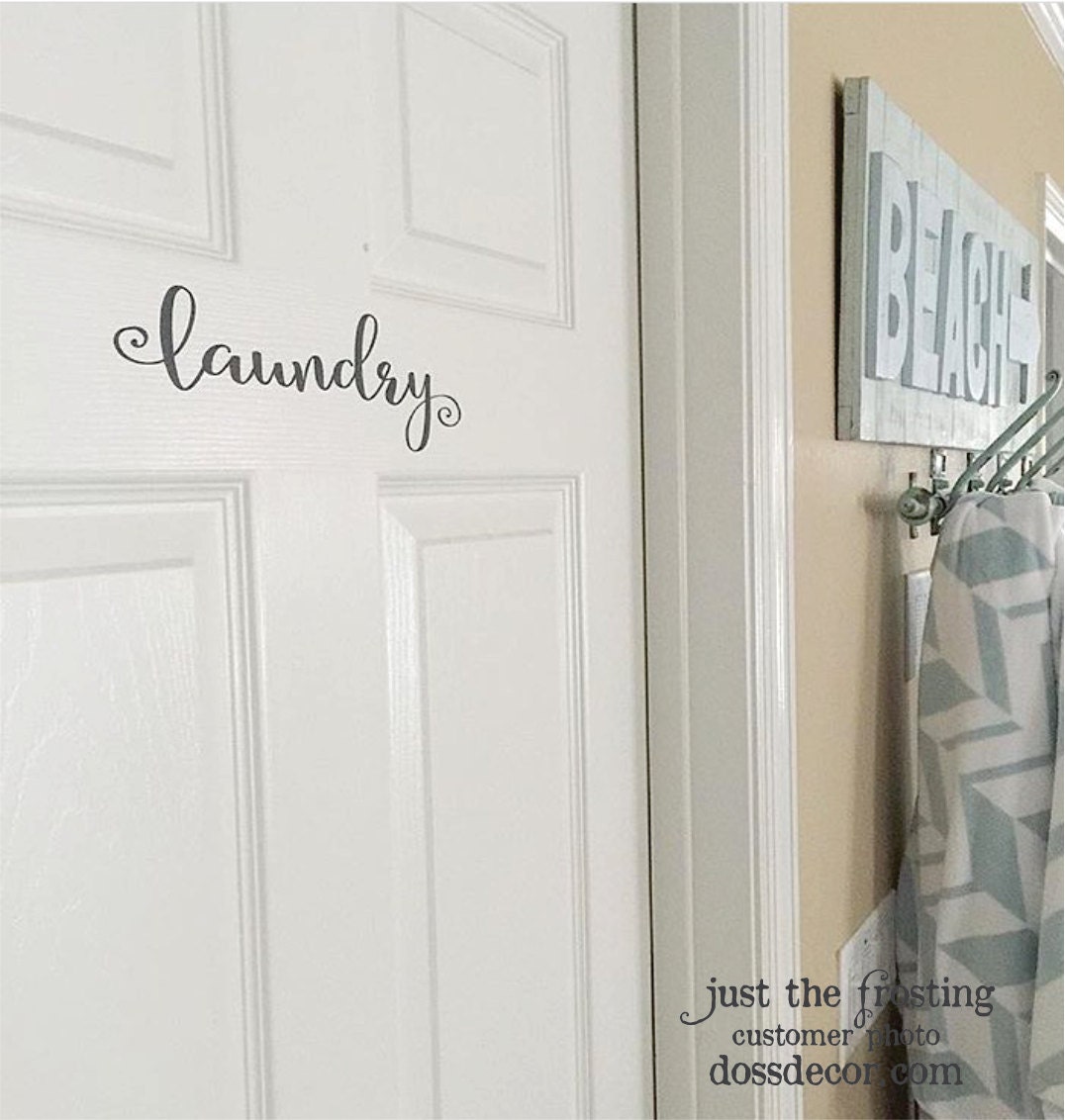 Wäsche-Aufkleber Waschküche Dekor Waschraum Aufkleber | Etsy