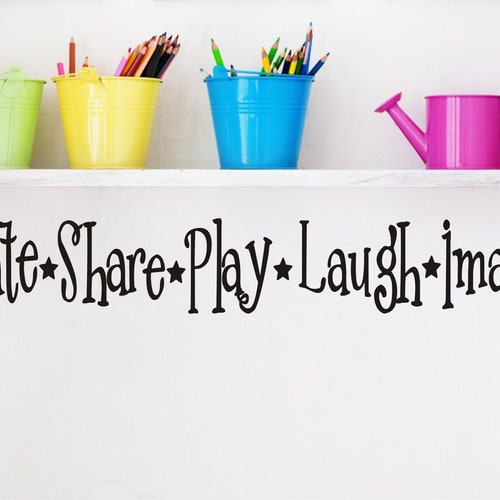 Playroom Childrens Decor Wall Decal Kids Playroom Decal Etsy