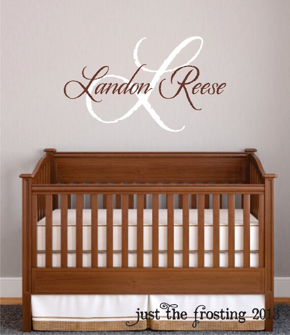 Baby Boy Nursery Wall Decal Monogram Name Vinyl Lettering - Monogram Wall Decals Nursery Baby Boy Nursery Wall Decal Monogram Name Vinyl Lettering - Monogram Wall Decals Nursery