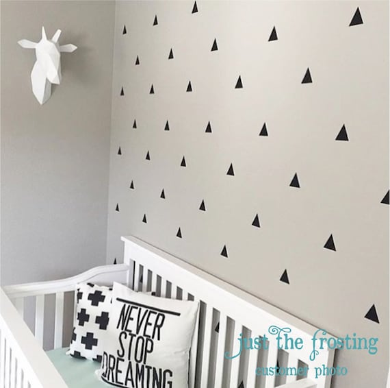 triangle decals nursery